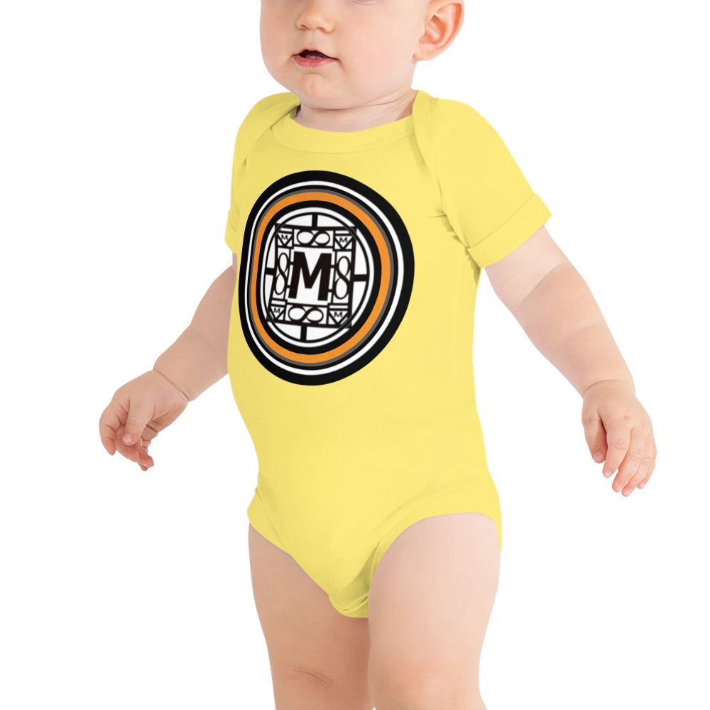 MONEYBARE TTT-1 Baby Bodysuit One-Piece Onesie - Orange