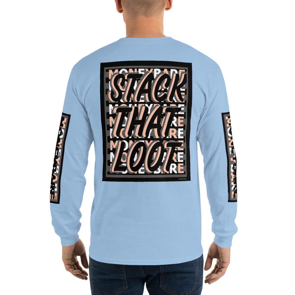 STL-1 Men’s Long Sleeve Shirt - Peach