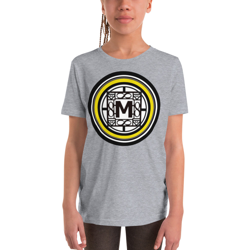 MONEYBARE TTM-1 Youth Short Sleeve Premium T-Shirt - Yellow In Icon
