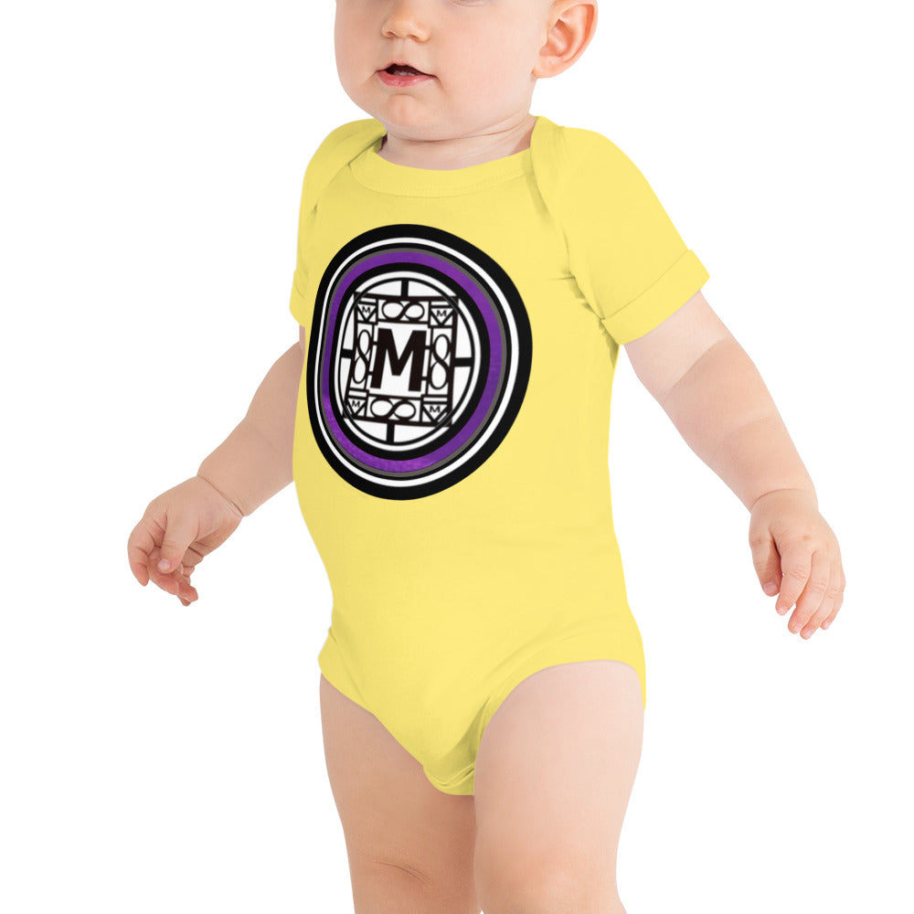 MONEYBARE TTT-1 Baby Bodysuit One-Piece Onesie - Purple