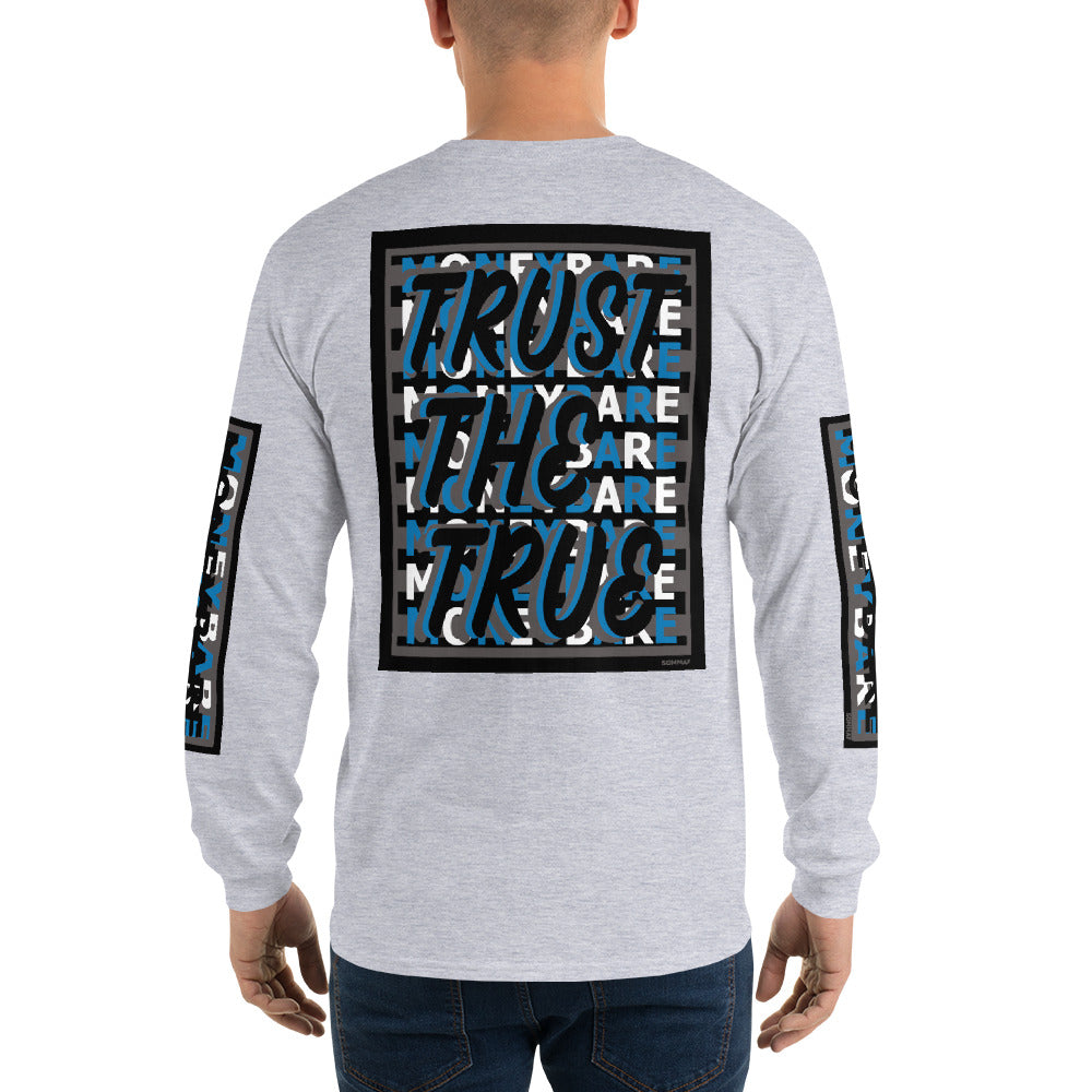 TTT-1 Men’s Long Sleeve Shirt - Blue In Icon