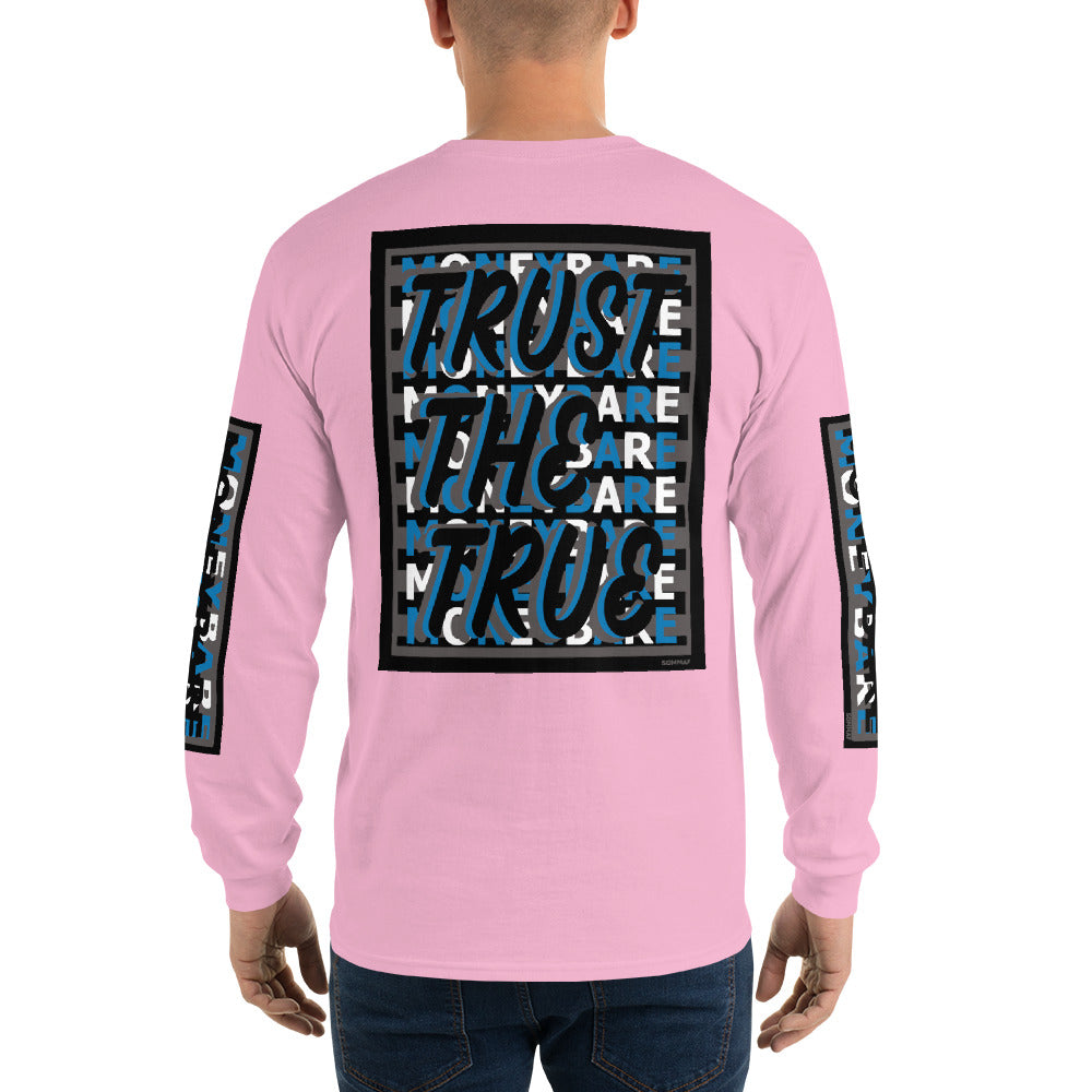 TTT-1 Men’s Long Sleeve Shirt - Blue In Icon