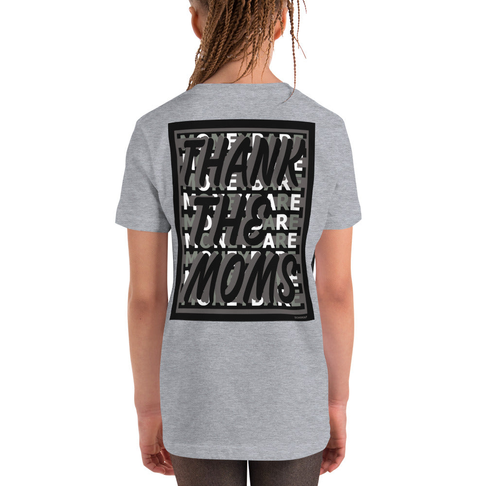 MONEYBARE TTM-1 Youth Short Sleeve Premium T-Shirt - Grey In Icon
