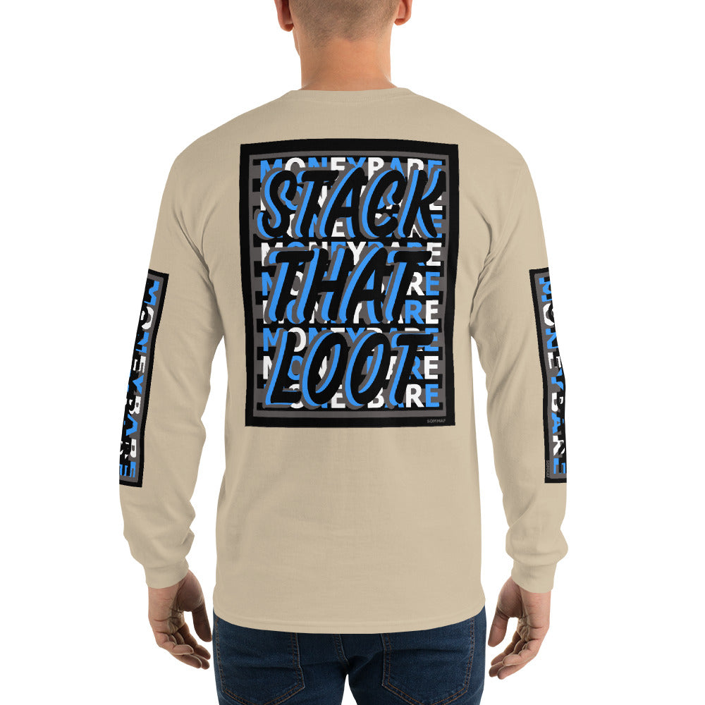 STL-1 Men’s Long Sleeve Shirt - Aqua
