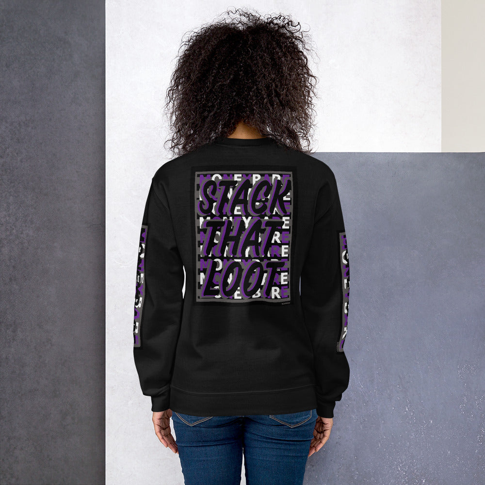MONEYBARE STL-1 Sweatshirt - Purple