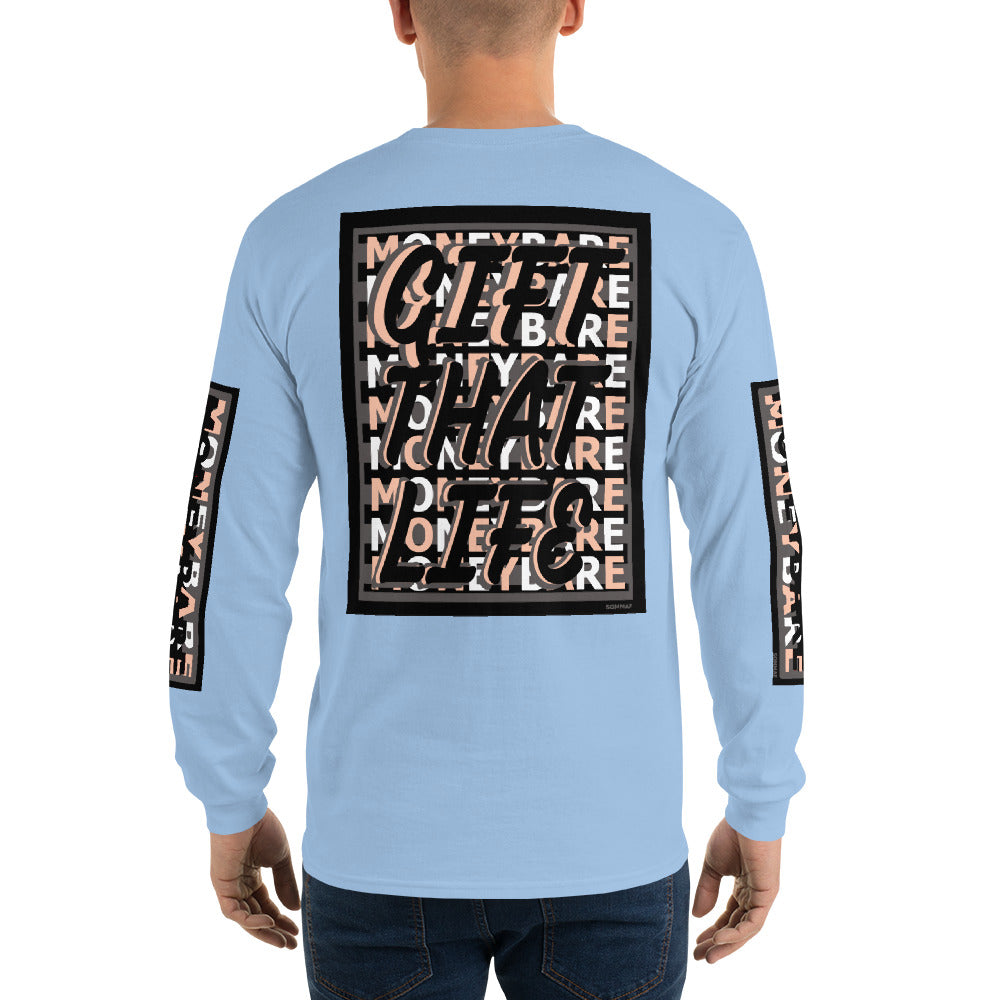 GTL-1 Men’s Long Sleeve Shirt - Peach