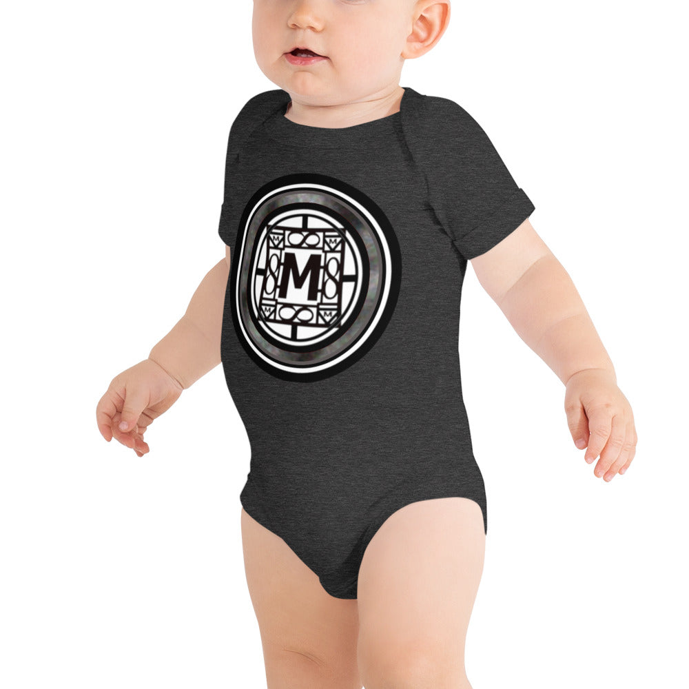 MONEYBARE TTM-1 Baby Bodysuit One-Piece Onesie - Grey