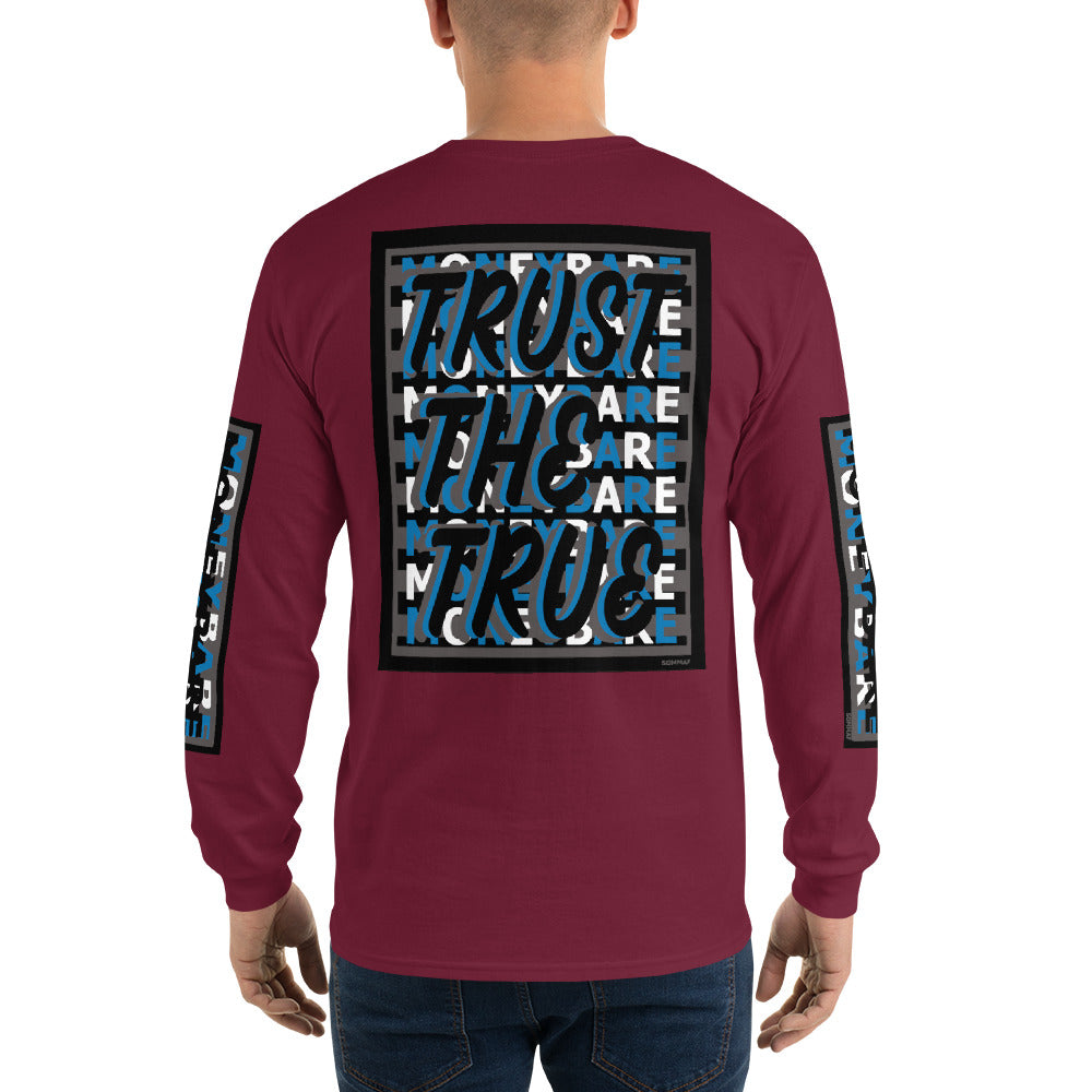 TTT-1 Men’s Long Sleeve Shirt - Blue In Icon