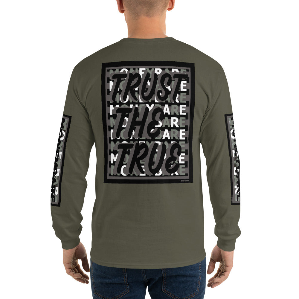 TTT-1 Men’s Long Sleeve Shirt - Grey in Icon