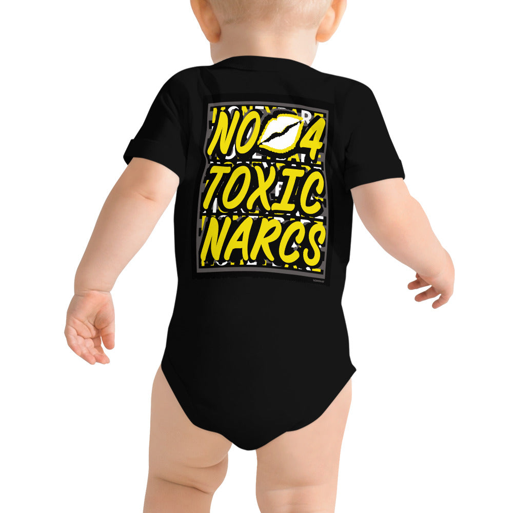 MONEYBARE N4TN-1 Baby Bodysuit One-Piece Onesie - Yellow In Icon
