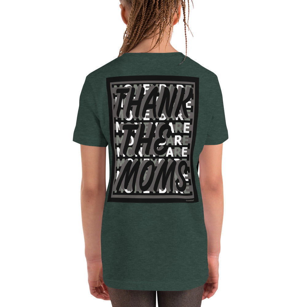 MONEYBARE TTM-1 Youth Short Sleeve Premium T-Shirt - Grey In Icon