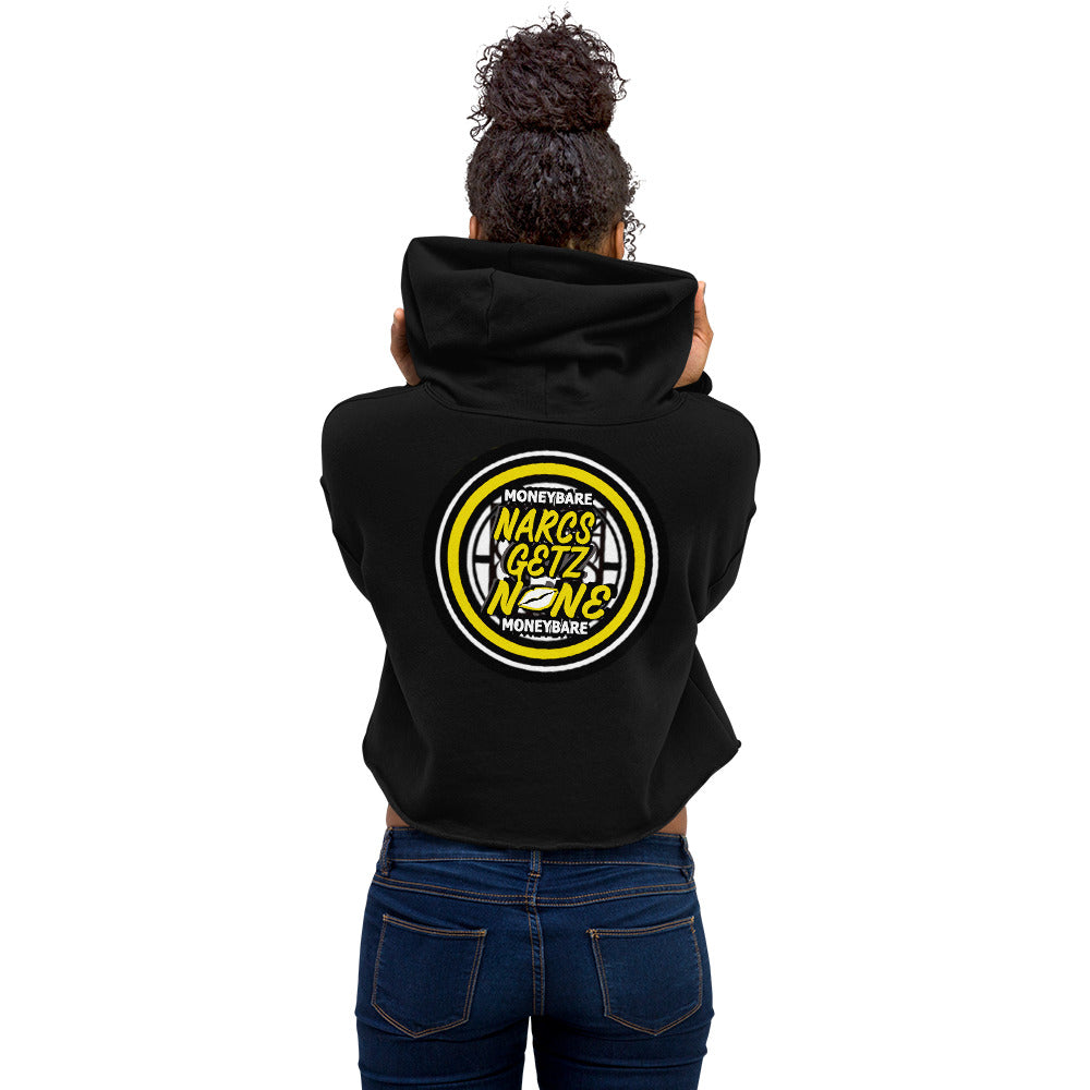 MONEYBARE NGN-1 Crop Hoodie - Yellow In Icon