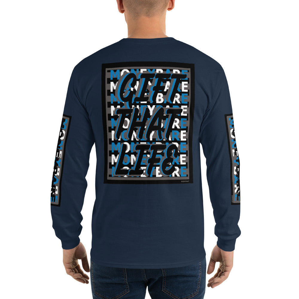 GTL-1 Men’s Long Sleeve Shirt - Blue