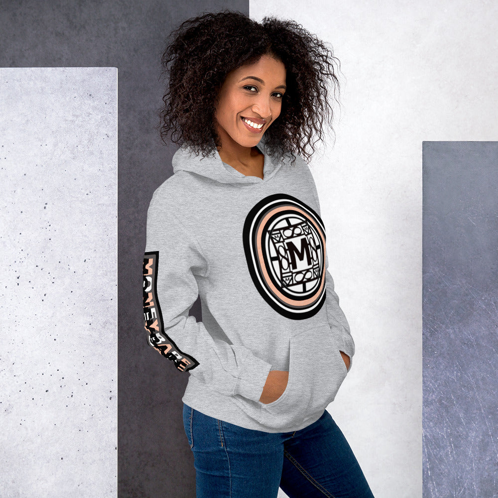 MONEYBARE IDSN-1 Hoodie - Peach Icon