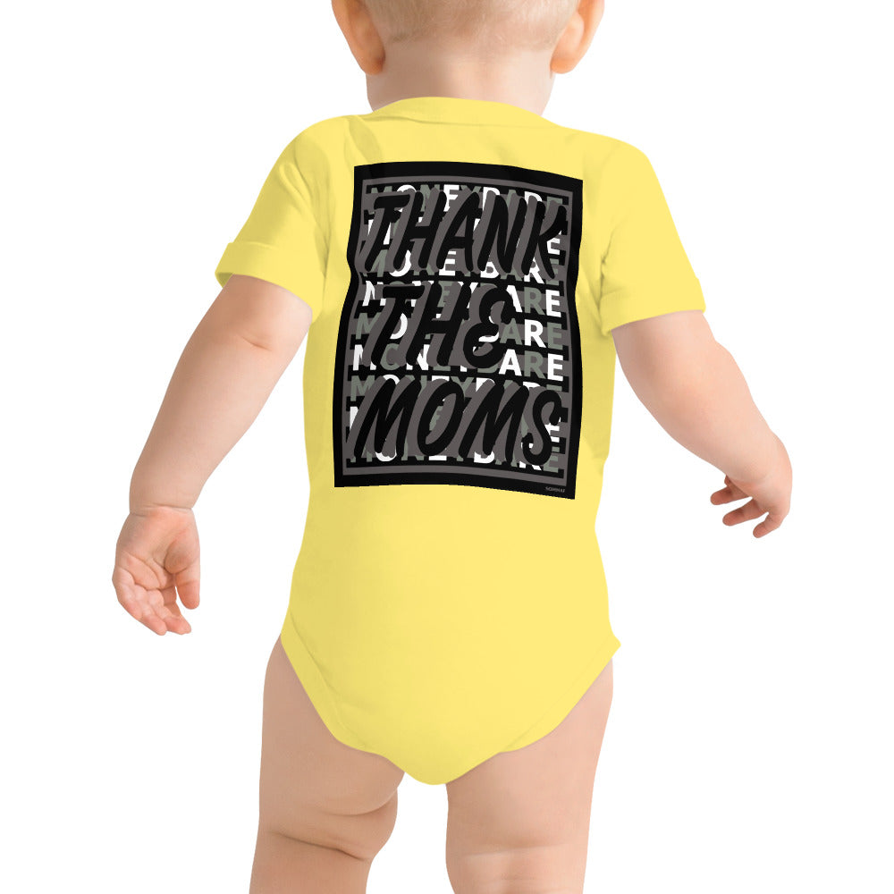 MONEYBARE TTM-1 Baby Bodysuit One-Piece Onesie - Grey