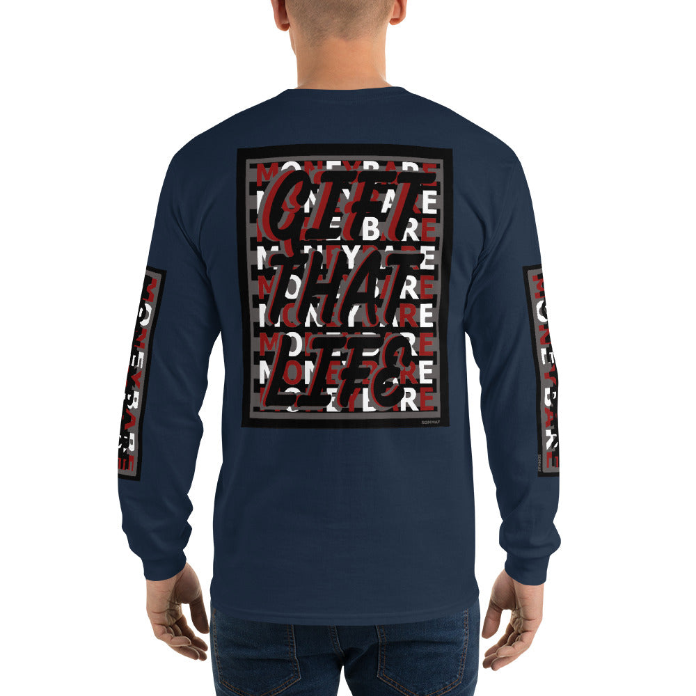 GTL-1 Men’s Long Sleeve Shirt - Red