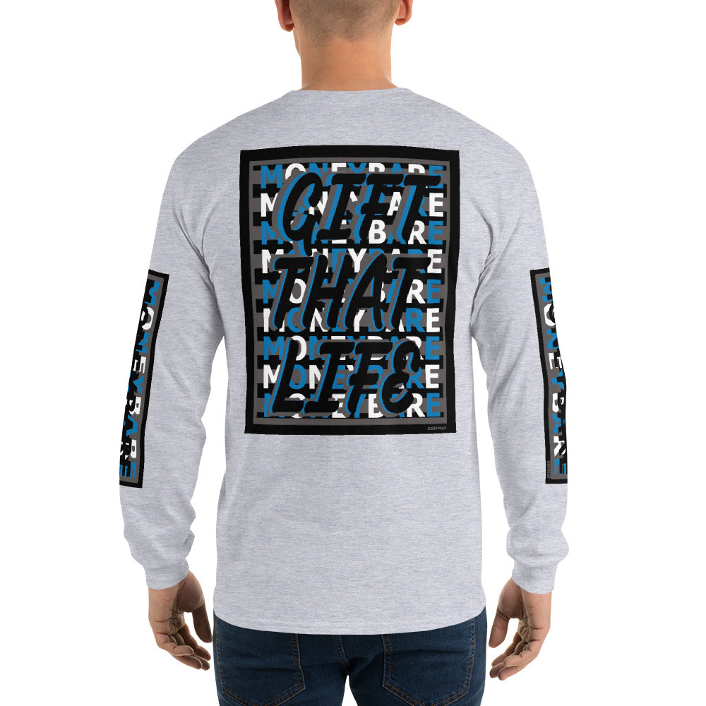 GTL-1 Men’s Long Sleeve Shirt - Blue