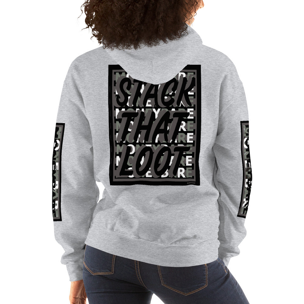 MONEYBARE STL-1 Hoodie - Grey