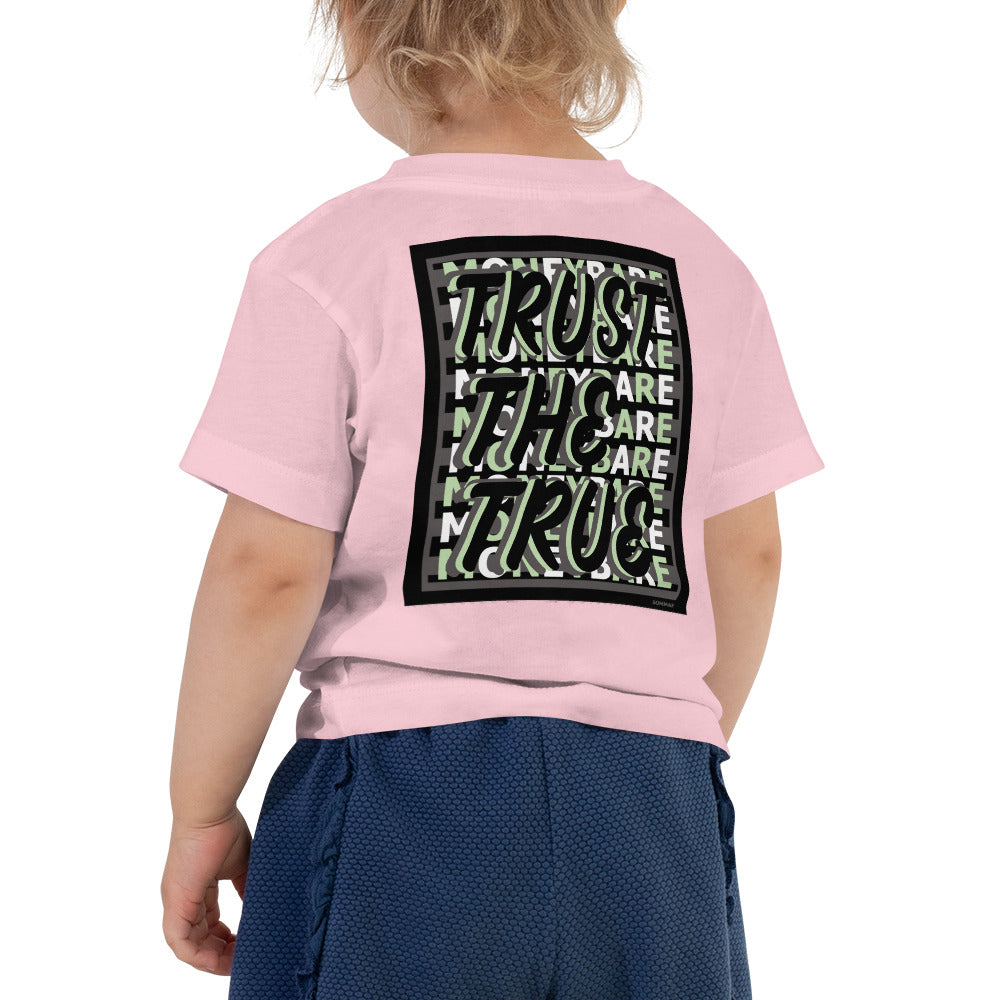 MONEYBARE TTT-1 Toddler Short Sleeve Tee - Mint Green