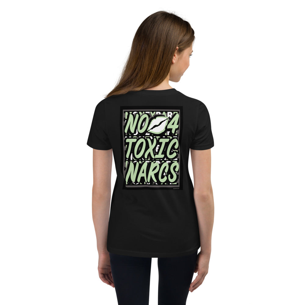 MONEYBARE N4TN-1 Youth Short Sleeve Premium T-Shirt - Mint Green In Icon