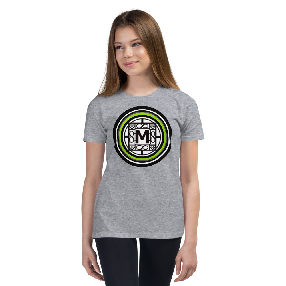 MONEYBARE N4TN-1 Youth Short Sleeve Premium T-Shirt - Green In Icon