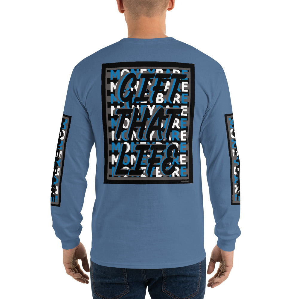 GTL-1 Men’s Long Sleeve Shirt - Blue