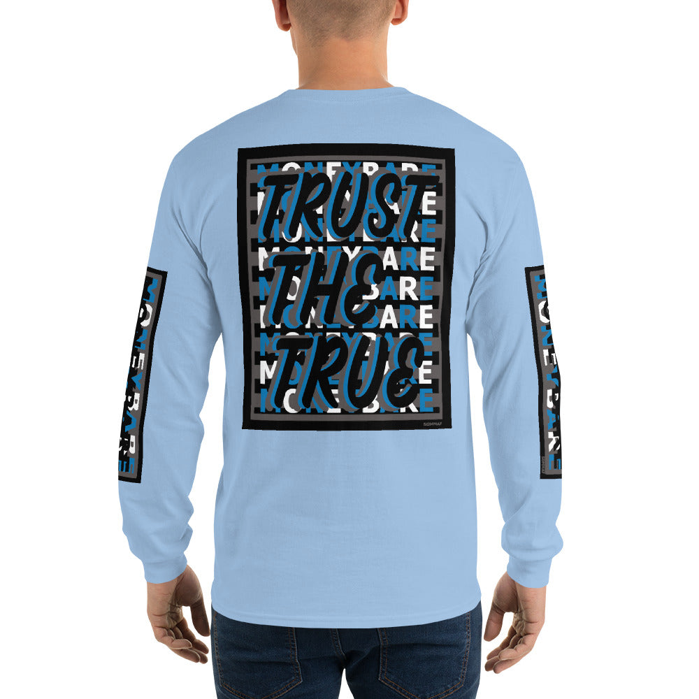 TTT-1 Men’s Long Sleeve Shirt - Blue In Icon