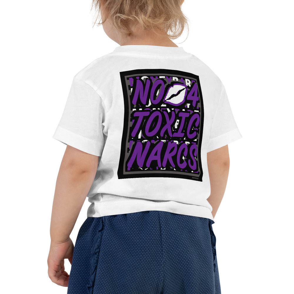 MONEYBARE N4TN-1 Toddler Short Sleeve Tee - Purple