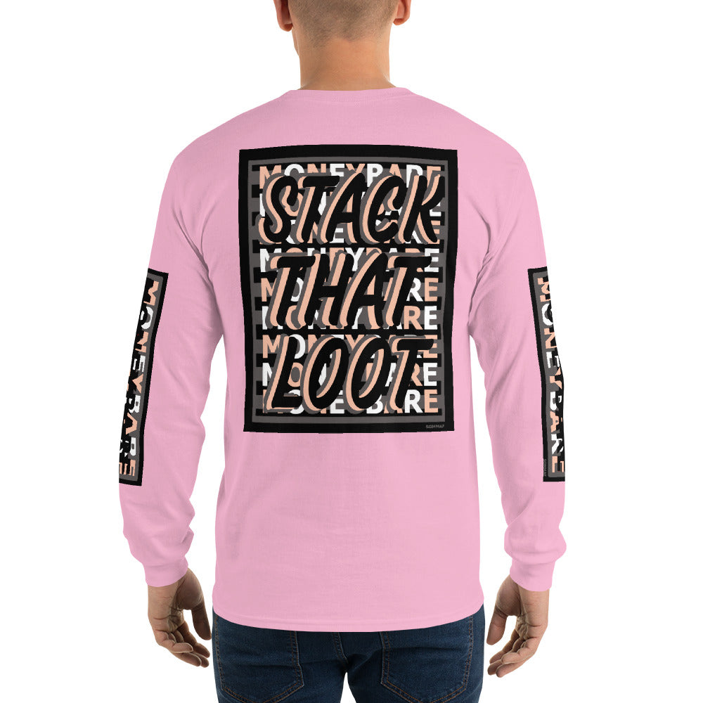 STL-1 Men’s Long Sleeve Shirt - Peach