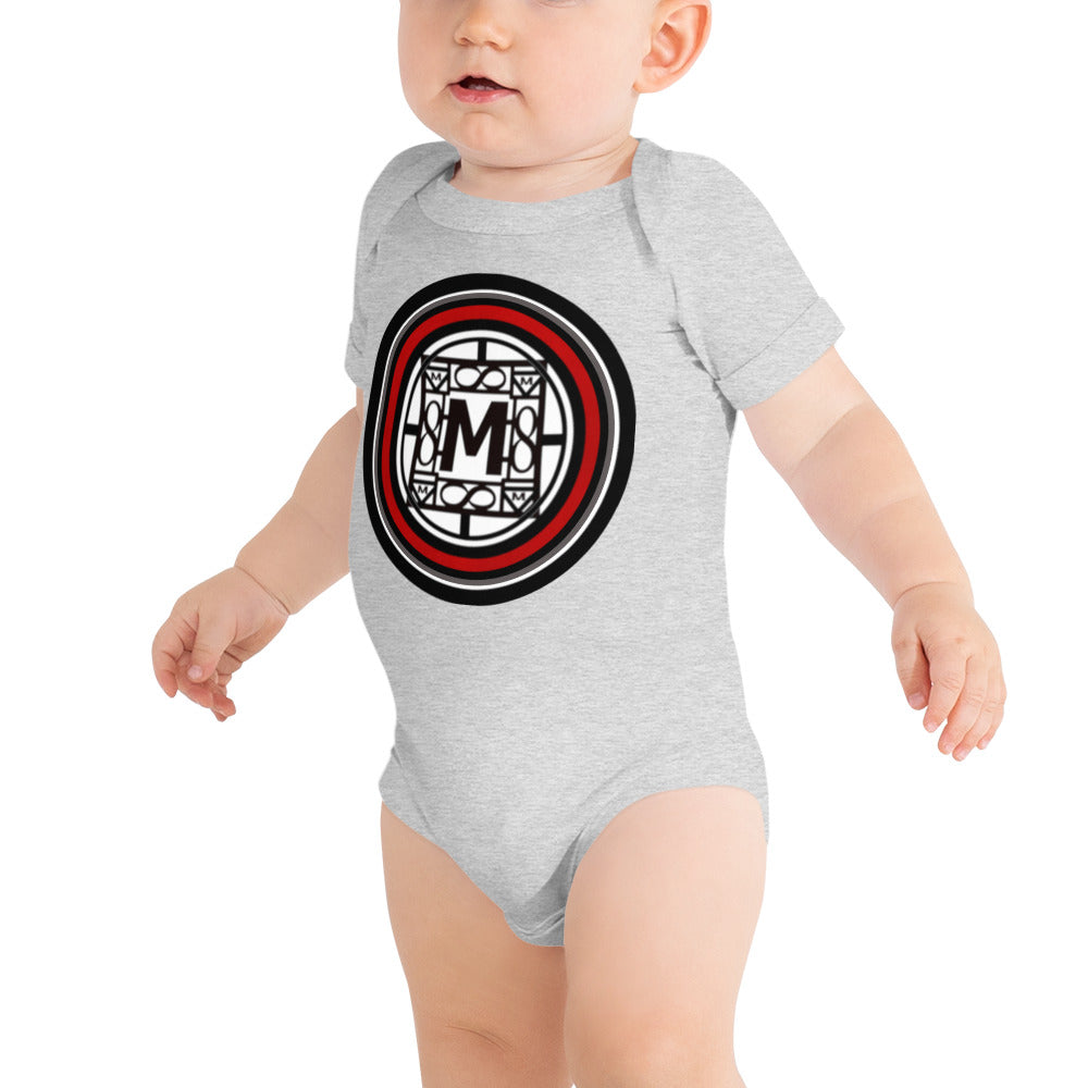 MONEYBARE N4TN-1 Baby Bodysuit One-Piece Onesie - Red