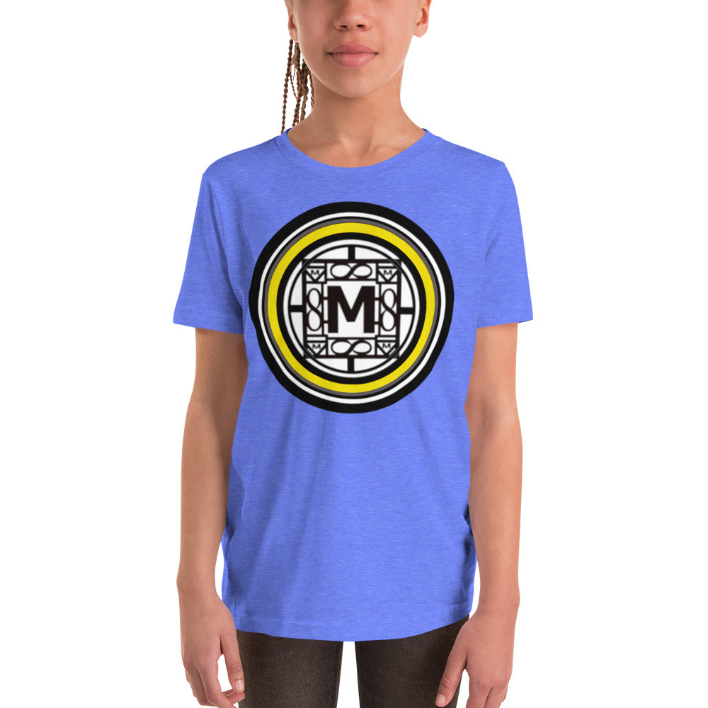 MONEYBARE TTM-1 Youth Short Sleeve Premium T-Shirt - Yellow In Icon
