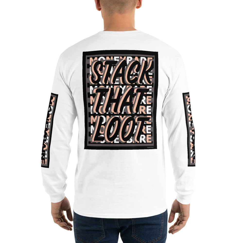 STL-1 Men’s Long Sleeve Shirt - Peach