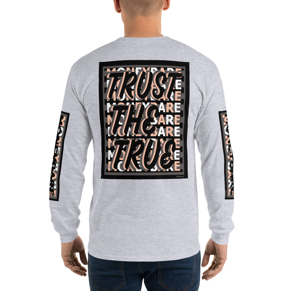 TTT-1 Men’s Long Sleeve Shirt - Peach