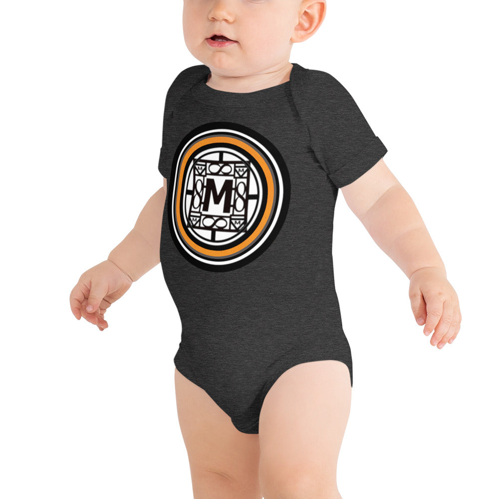 MONEYBARE FTB-1 Baby Bodysuit One-Piece Onesie - Orange