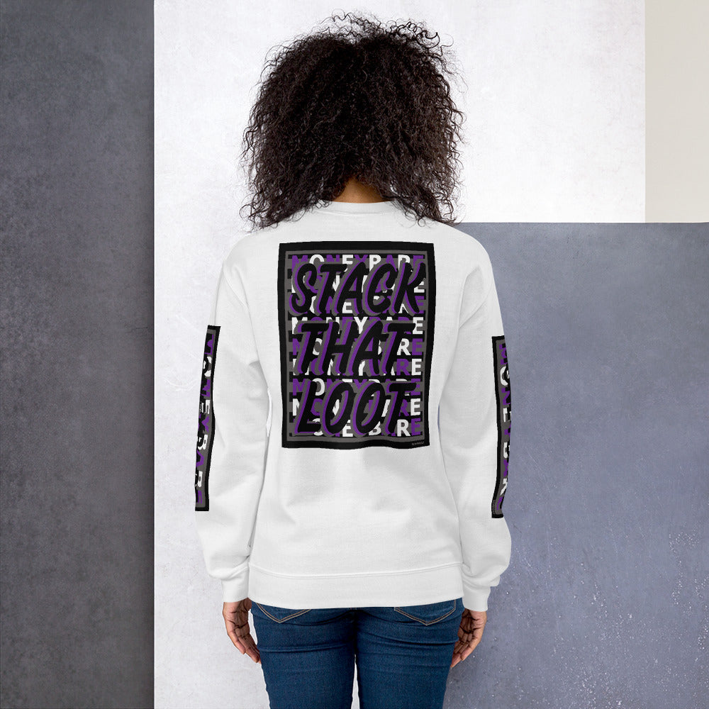 MONEYBARE STL-1 Sweatshirt - Purple