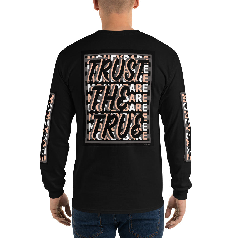TTT-1 Men’s Long Sleeve Shirt - Peach
