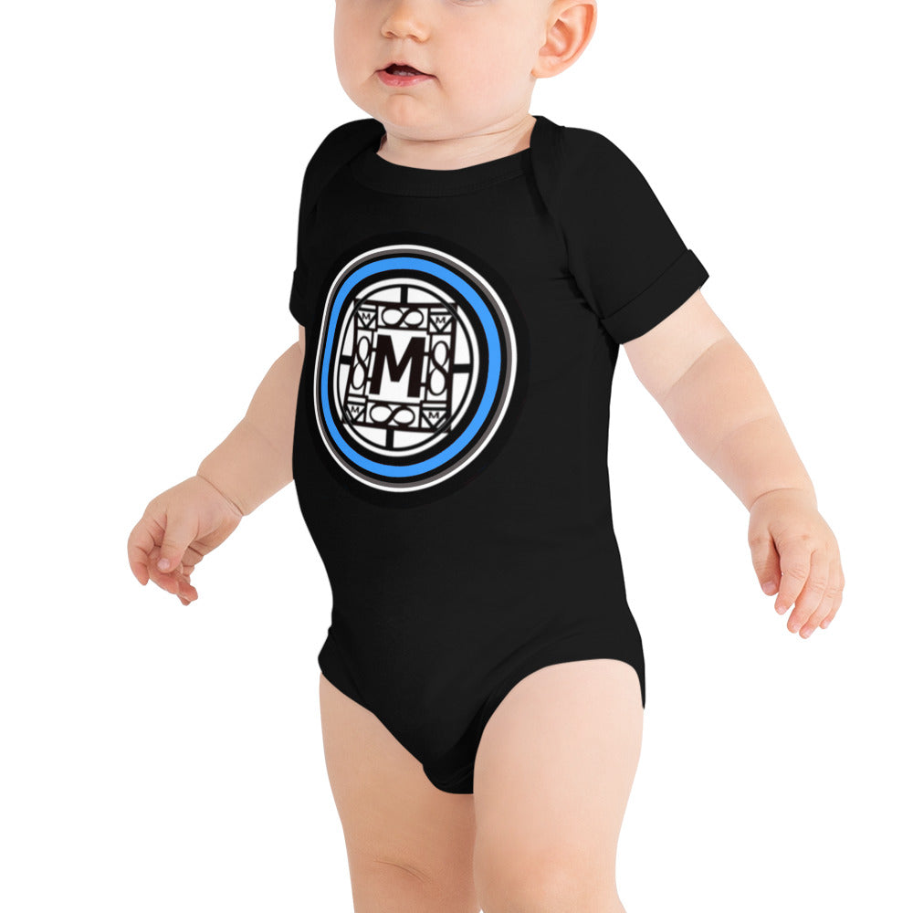 MONEYBARE N4TN-1 Baby Bodysuit One-Piece Onesie - Aqua