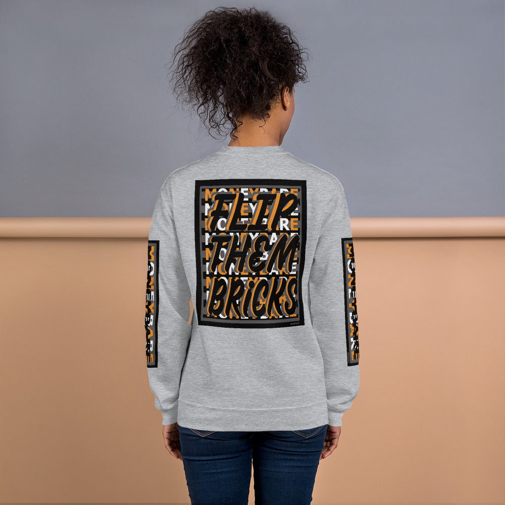 MONEYBARE FTB-1 Sweatshirt - Orange