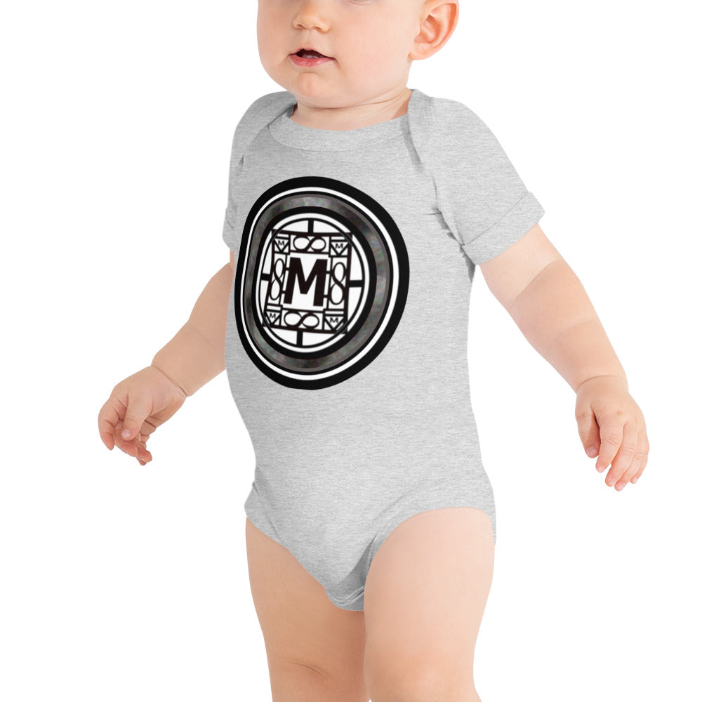 MONEYBARE TTM-1 Baby Bodysuit One-Piece Onesie - Grey