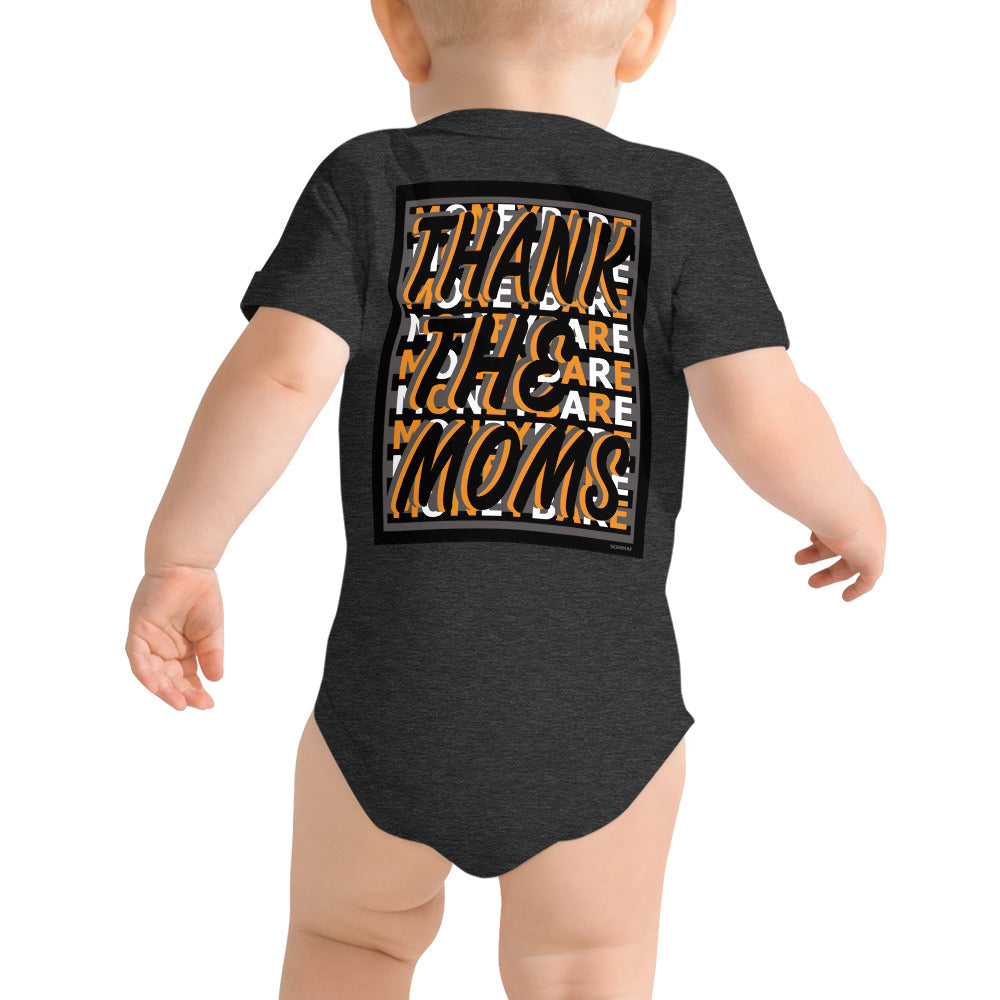 MONEYBARE TTM-1 Baby Bodysuit One-Piece Onesie - Orange