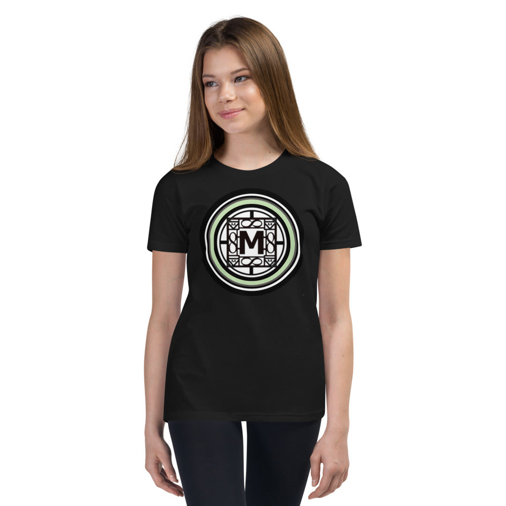 MONEYBARE N4TN-1 Youth Short Sleeve Premium T-Shirt - Mint Green In Icon