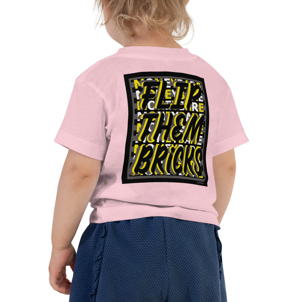 MONEYBARE FTB-1 Toddler Short Sleeve Tee - Yellow