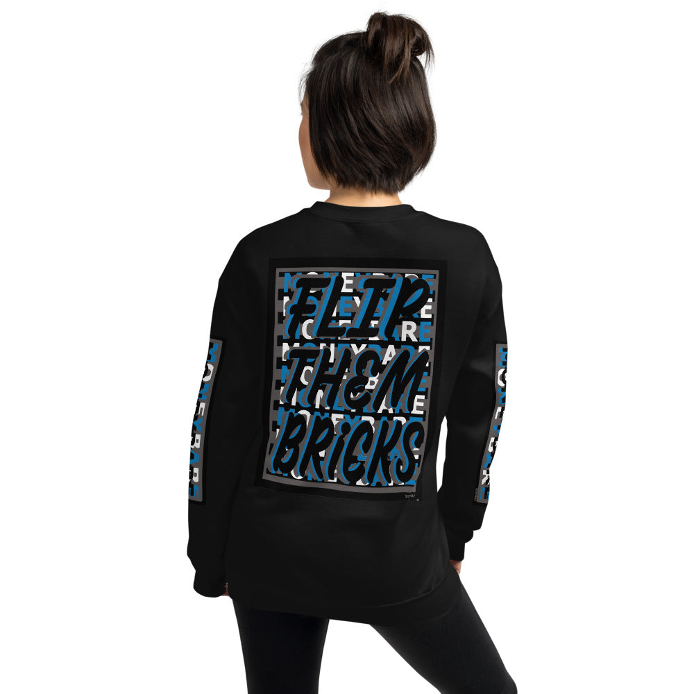 MONEYBARE FTB-1 Sweatshirt - Blue