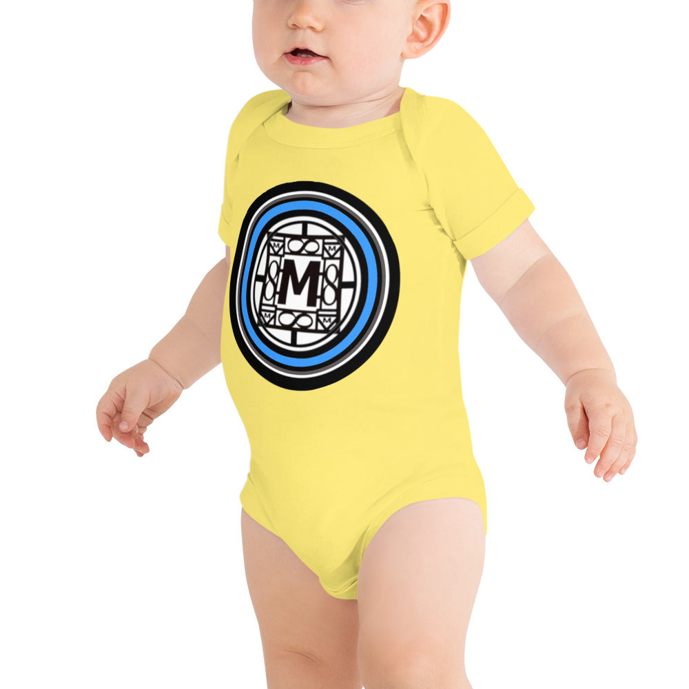 MONEYBARE TTM-1 Baby Bodysuit One-Piece Onesie - Aqua