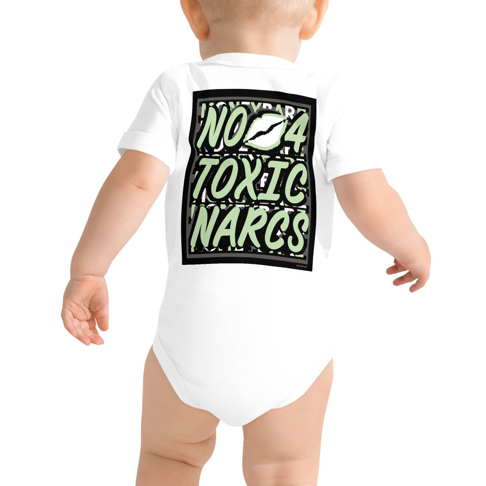 MONEYBARE N4TN-1 Baby Bodysuit One-Piece Onesie - Mint Green