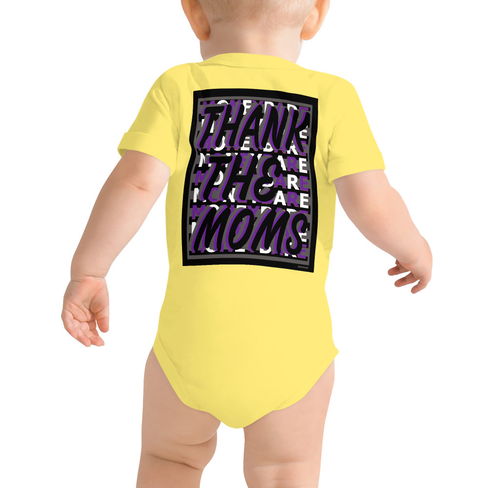 MONEYBARE TTM-1 Baby Bodysuit One-Piece Onesie - Purple