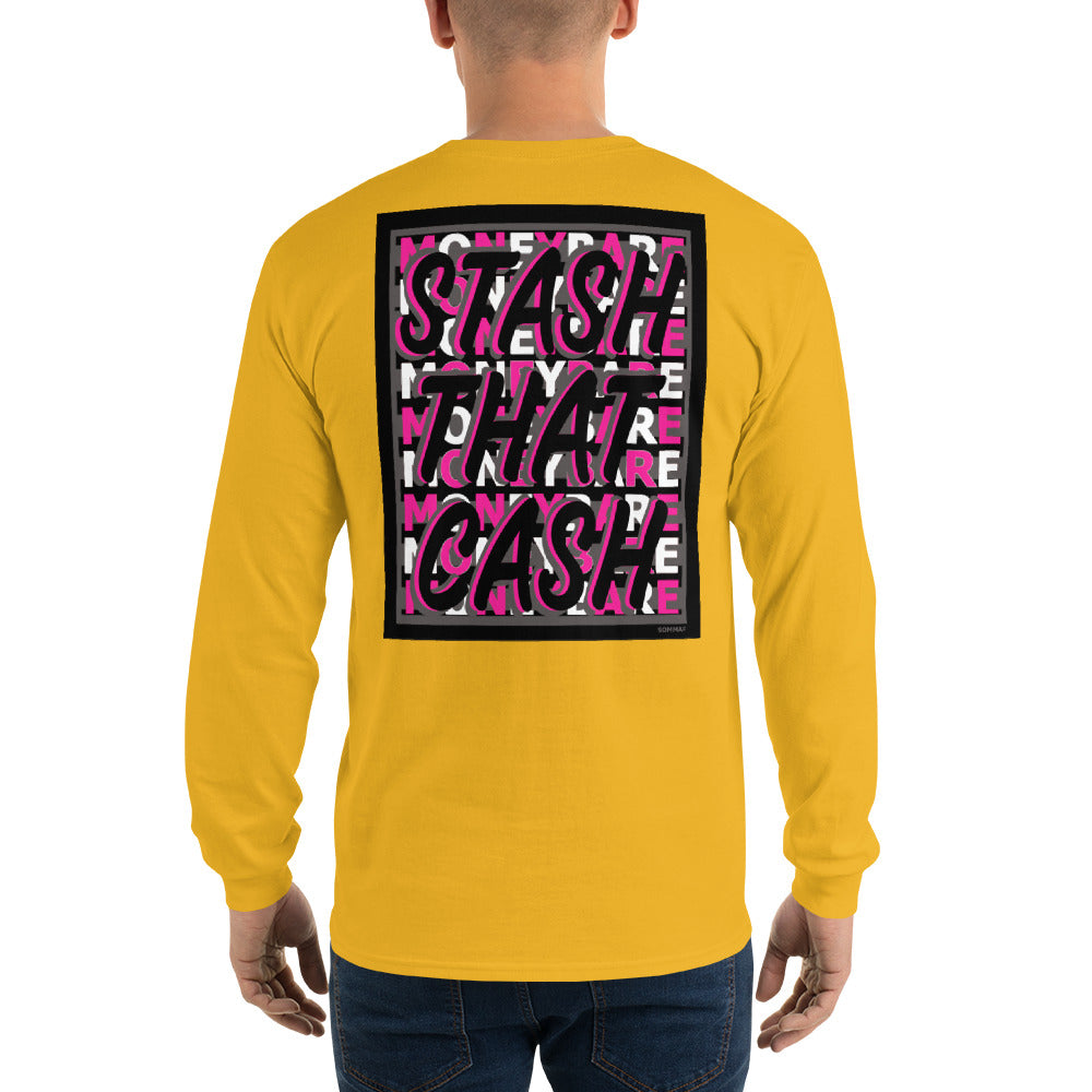 STC-1  Men’s Long Sleeve Shirt - Pink