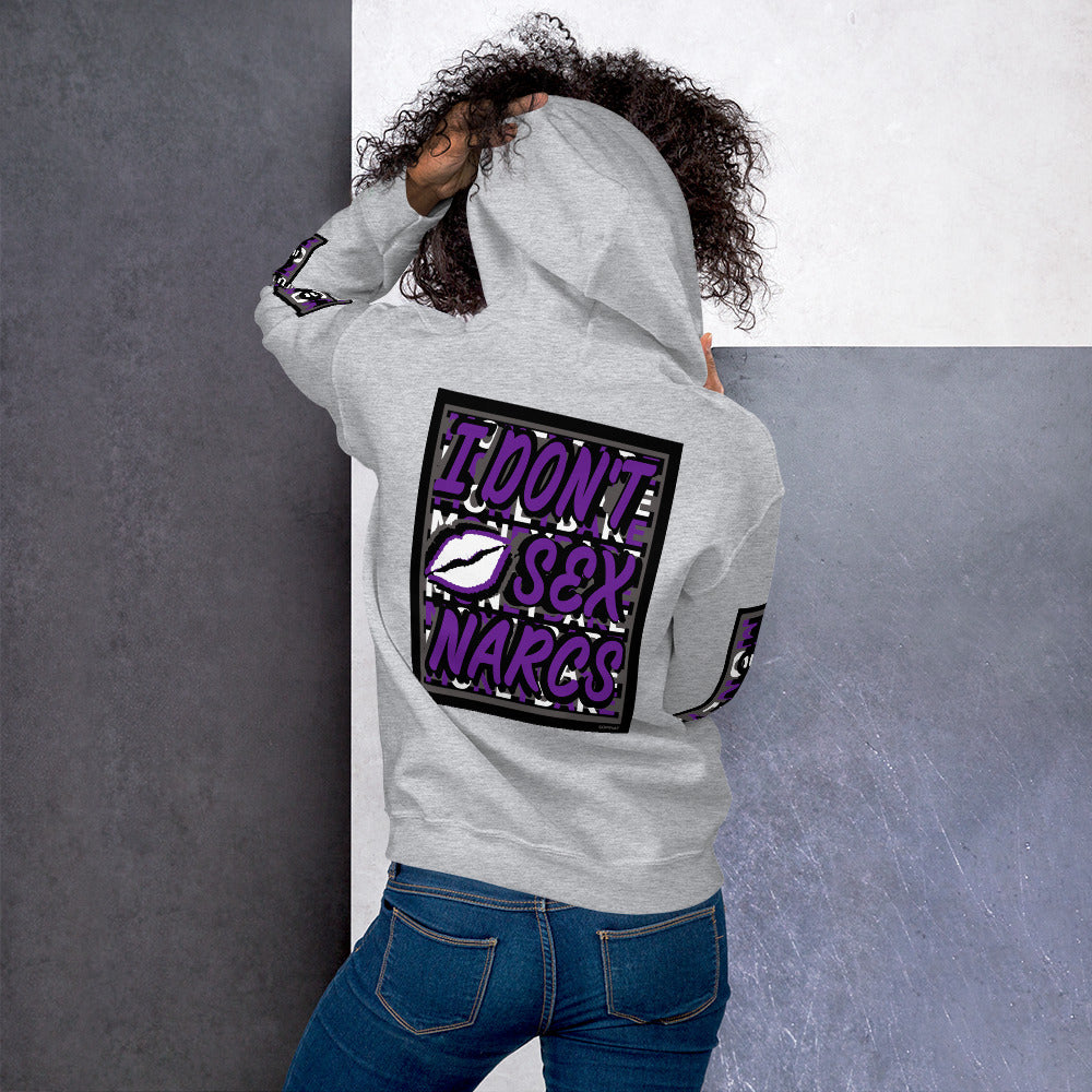 MONEYBARE IDSN-1 Hoodie - Purple Icon