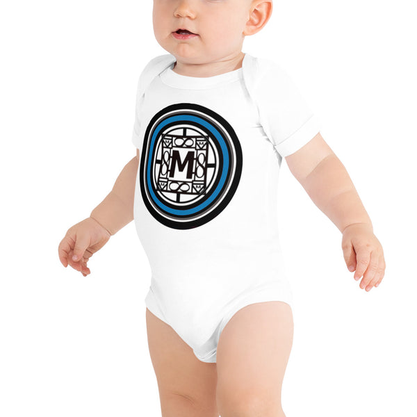 MONEYBARE TTM-1 Baby Bodysuit One-Piece Onesie - Blue