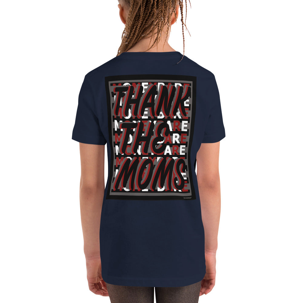 MONEYBARE TTM-1 Youth Short Sleeve Premium T-Shirt - Red In Icon